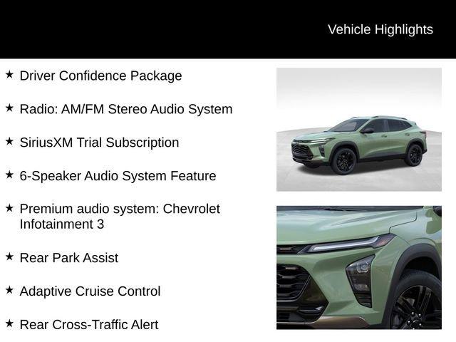 new 2025 Chevrolet Trax car, priced at $26,690