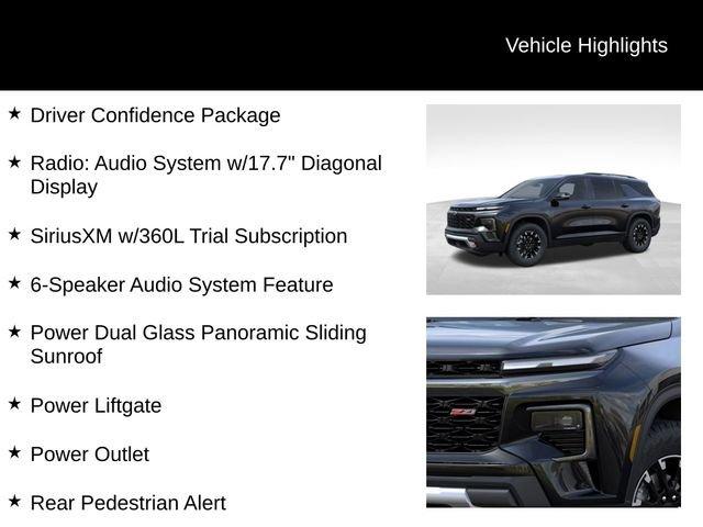 new 2025 Chevrolet Traverse car, priced at $51,295
