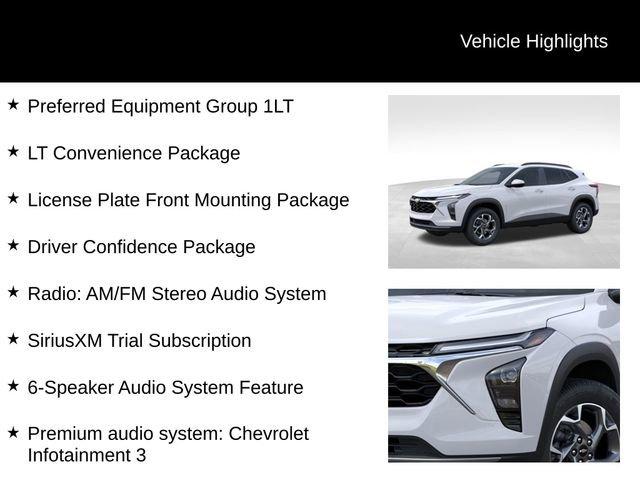 new 2025 Chevrolet Trax car, priced at $25,485