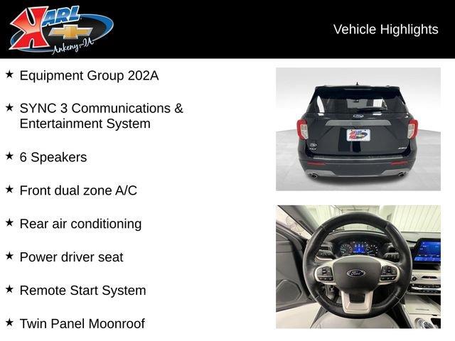 used 2021 Ford Explorer car, priced at $28,202