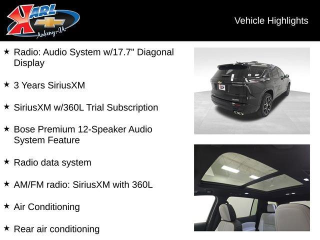 new 2026 Chevrolet Traverse car, priced at $60,794