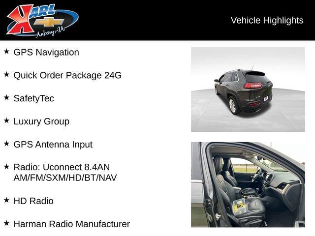 used 2015 Jeep Cherokee car, priced at $14,485
