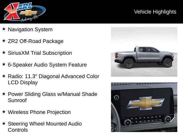 new 2025 Chevrolet Colorado car, priced at $51,870