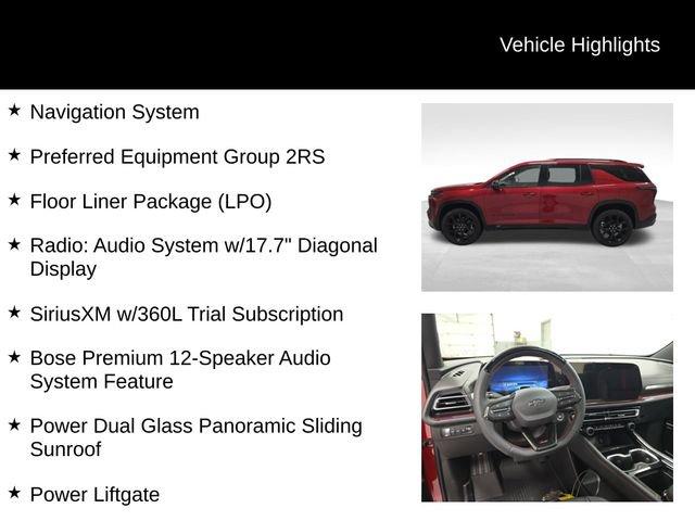 new 2026 Chevrolet Traverse car, priced at $61,715
