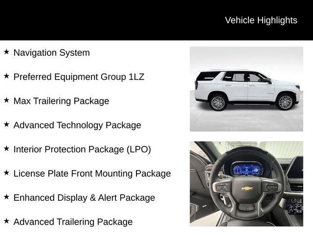 used 2024 Chevrolet Tahoe car, priced at $71,760