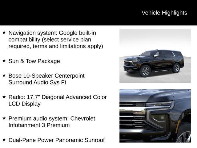 new 2025 Chevrolet Tahoe car, priced at $80,885