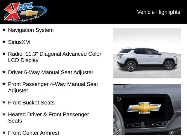 new 2026 Chevrolet Equinox car, priced at $31,995