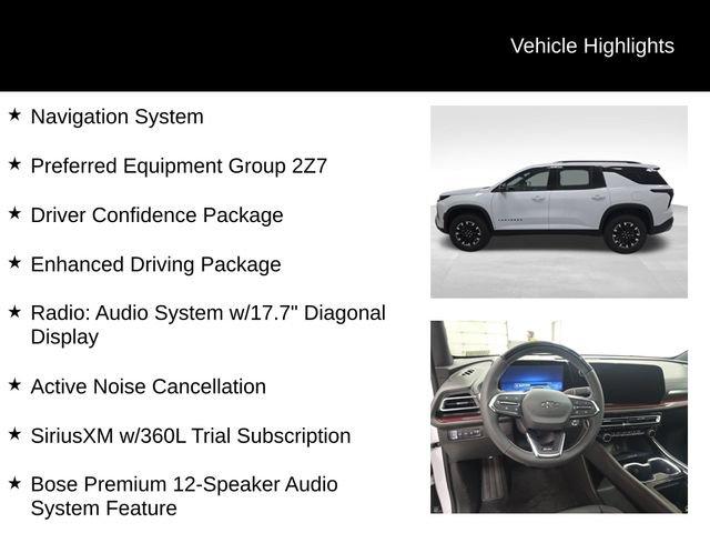 new 2026 Chevrolet Traverse car, priced at $61,295