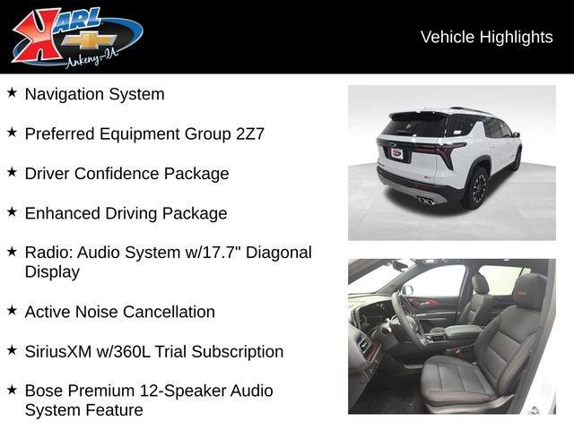 new 2026 Chevrolet Traverse car, priced at $61,295