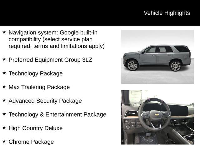 new 2026 Chevrolet Tahoe car, priced at $100,430