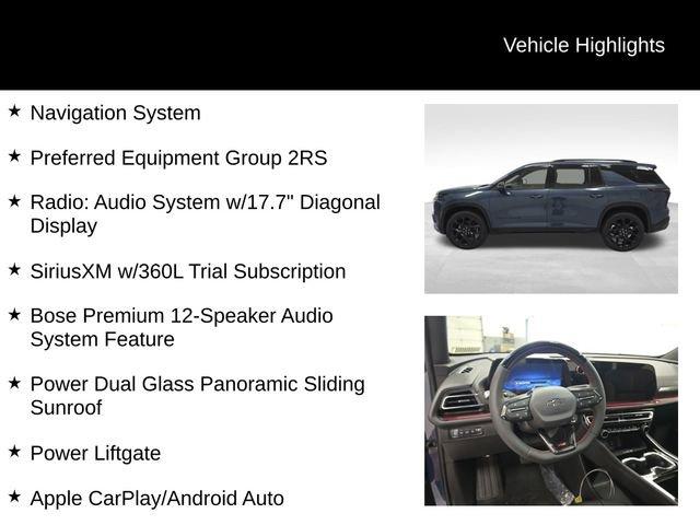 new 2026 Chevrolet Traverse car, priced at $60,795