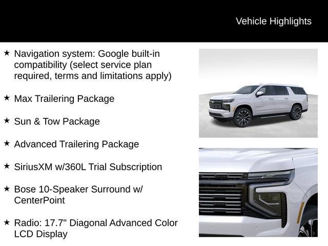 new 2025 Chevrolet Suburban car, priced at $90,279