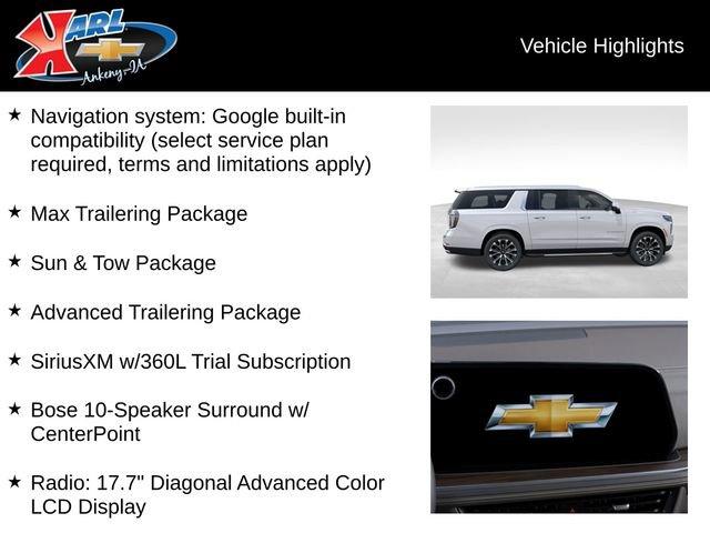 new 2025 Chevrolet Suburban car, priced at $90,279