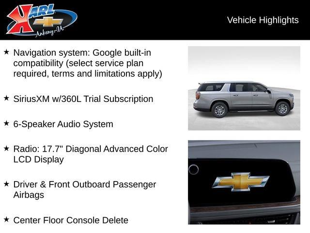 new 2025 Chevrolet Suburban car, priced at $66,945