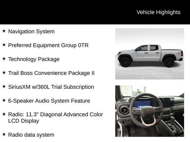 new 2026 Chevrolet Colorado car, priced at $42,395