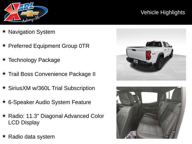 new 2026 Chevrolet Colorado car, priced at $42,395