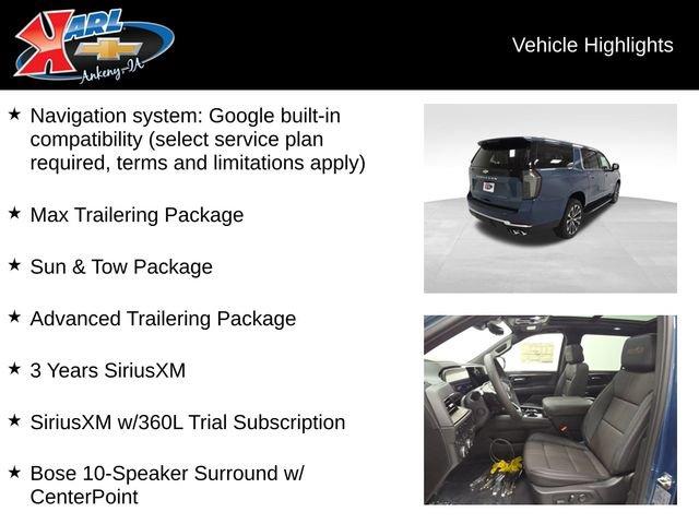 new 2025 Chevrolet Suburban car, priced at $85,682