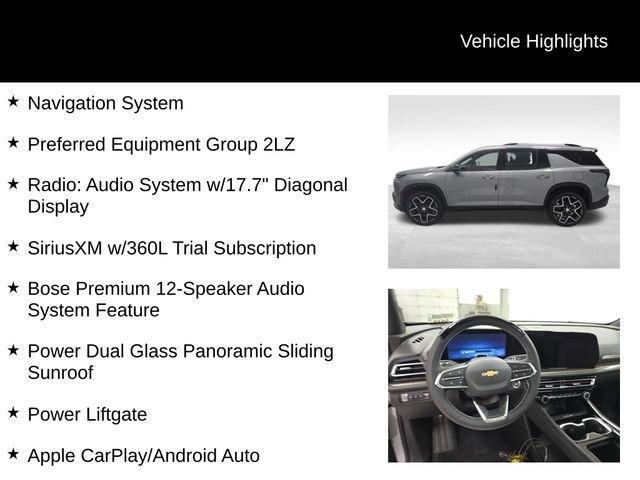 new 2026 Chevrolet Traverse car, priced at $60,794