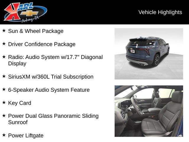 new 2026 Chevrolet Traverse car, priced at $49,420