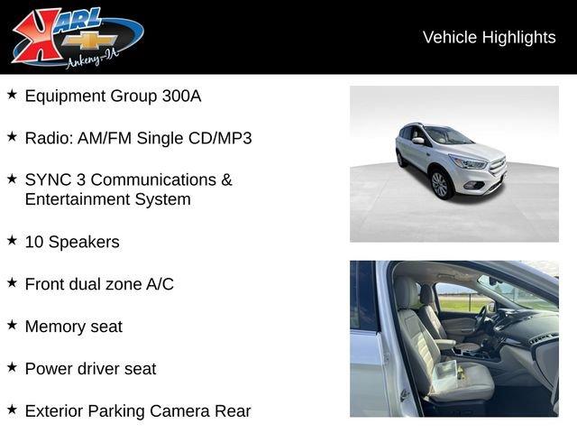 used 2017 Ford Escape car, priced at $18,987