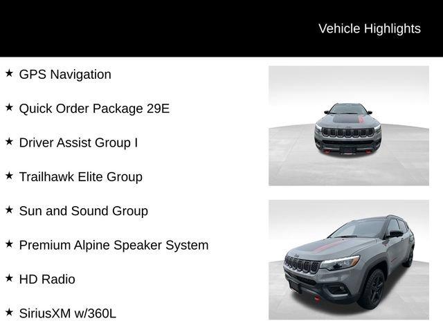 used 2023 Jeep Compass car, priced at $26,987