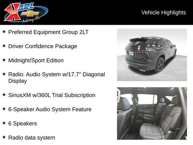 new 2026 Chevrolet Traverse car, priced at $49,205