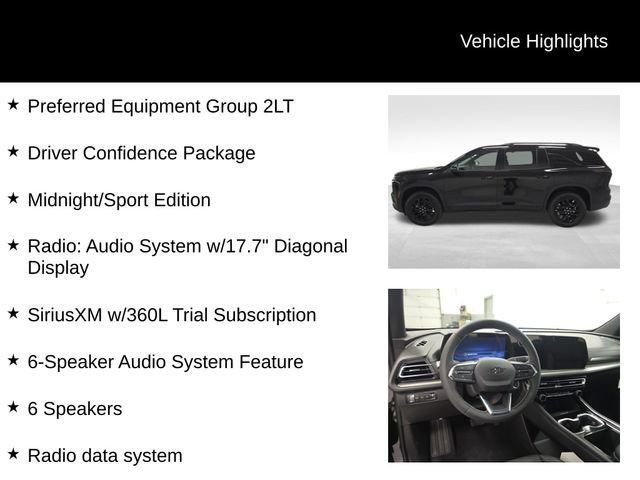 new 2026 Chevrolet Traverse car, priced at $49,205