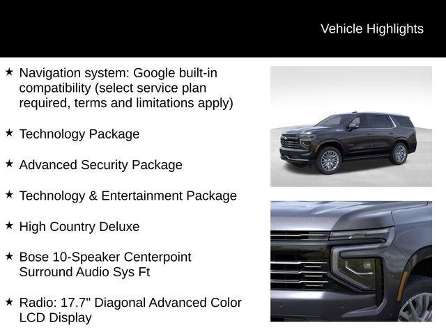 new 2025 Chevrolet Tahoe car, priced at $94,054