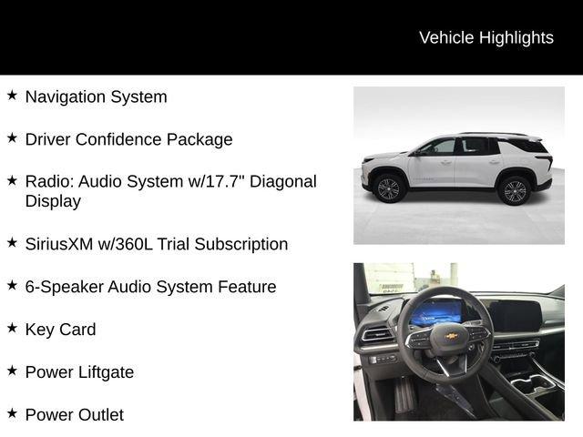 new 2026 Chevrolet Traverse car, priced at $45,920