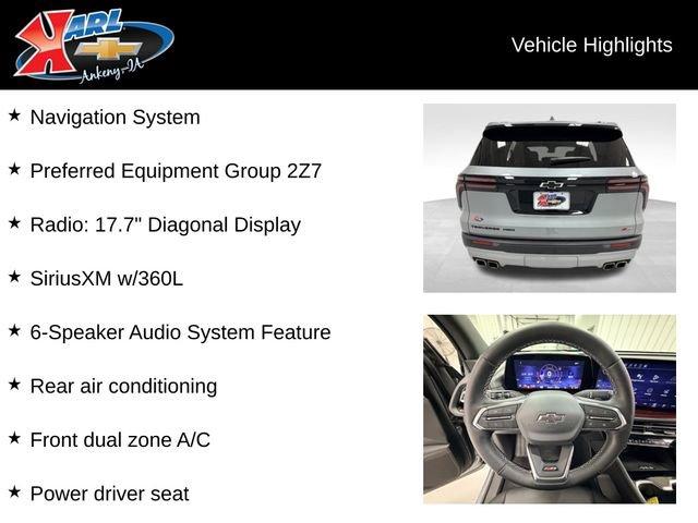 used 2024 Chevrolet Traverse car, priced at $45,527