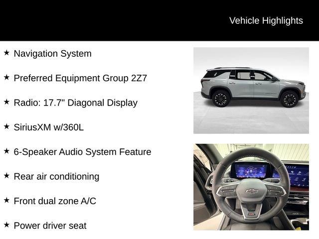 used 2024 Chevrolet Traverse car, priced at $45,527