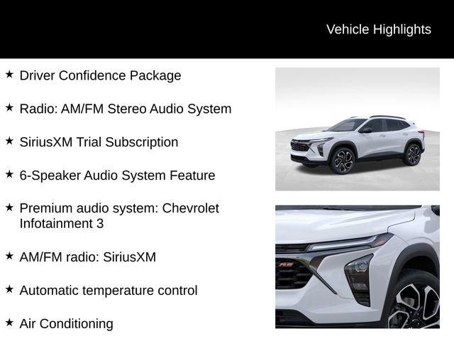 new 2025 Chevrolet Trax car, priced at $26,690
