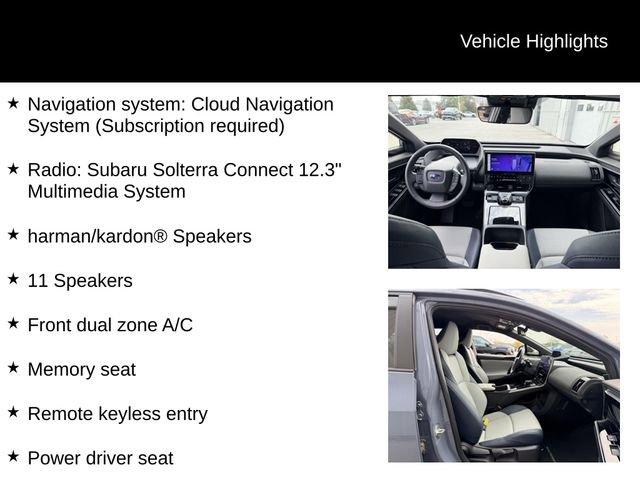 used 2023 Subaru Solterra car, priced at $24,987