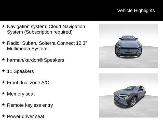 used 2023 Subaru Solterra car, priced at $24,987