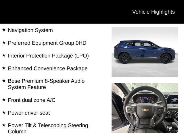 used 2022 Chevrolet Blazer car, priced at $32,006