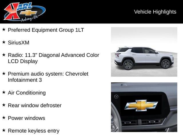 new 2025 Chevrolet Equinox car, priced at $29,108