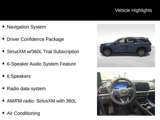 new 2026 Chevrolet Traverse car, priced at $46,324