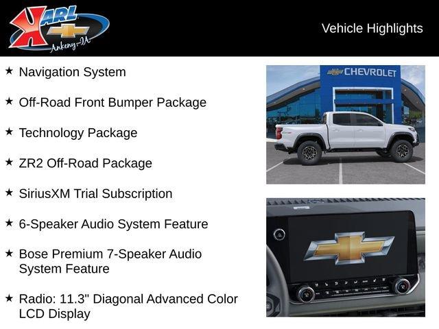 new 2025 Chevrolet Colorado car, priced at $57,715