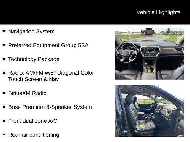 used 2019 GMC Acadia car, priced at $26,987