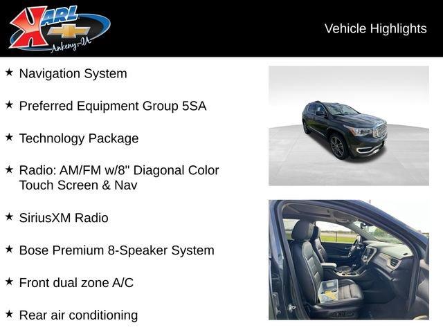 used 2019 GMC Acadia car, priced at $26,987