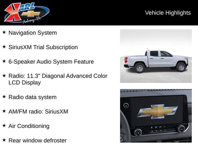 new 2025 Chevrolet Colorado car, priced at $36,395