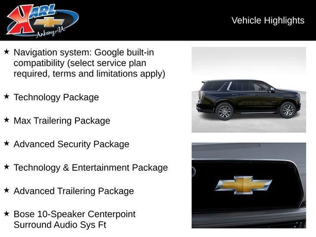 new 2025 Chevrolet Tahoe car, priced at $88,059