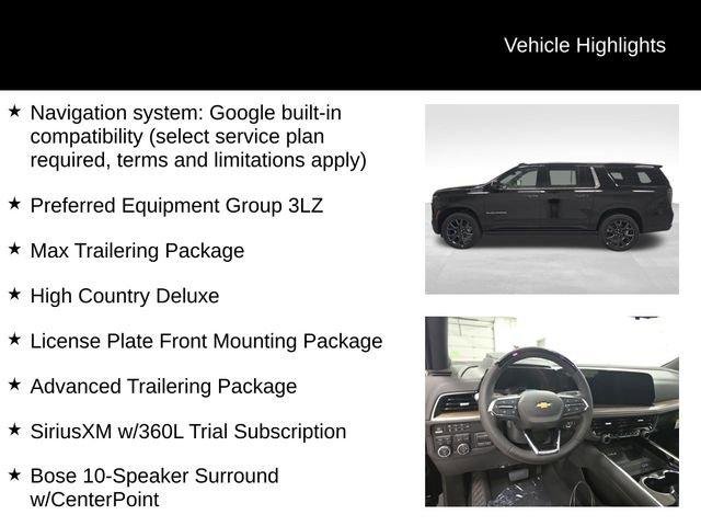 new 2026 Chevrolet Suburban car, priced at $96,909