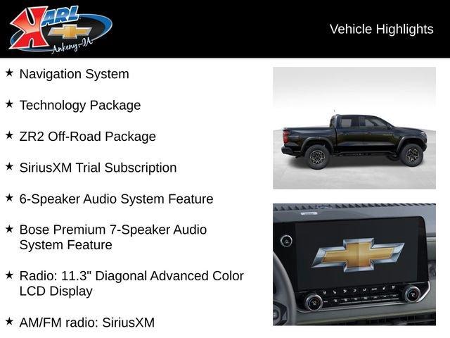 new 2025 Chevrolet Colorado car, priced at $53,320