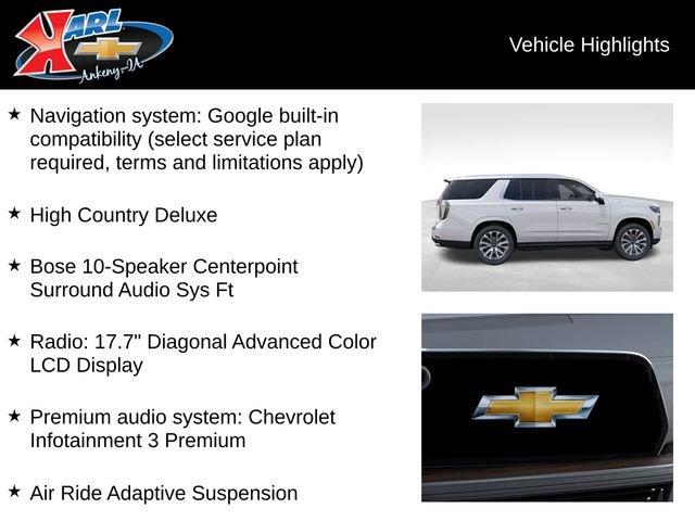 new 2025 Chevrolet Tahoe car, priced at $89,799