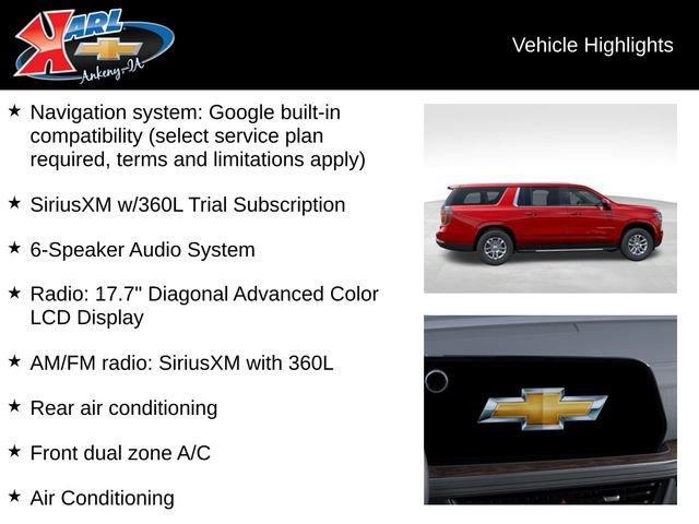 new 2025 Chevrolet Suburban car, priced at $67,440