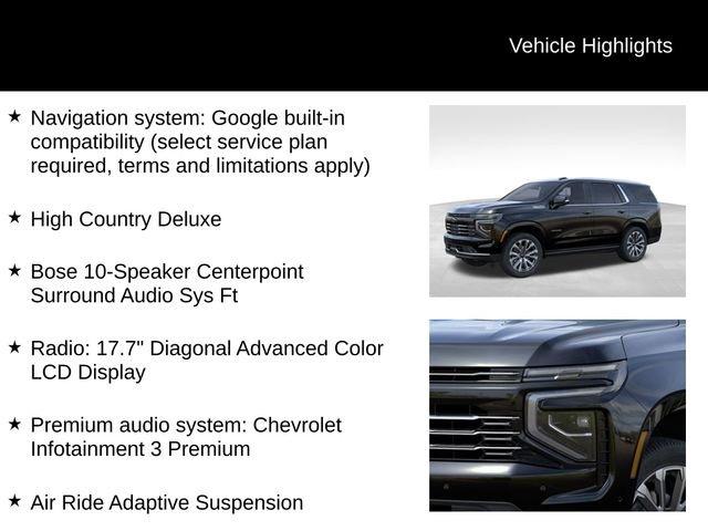 new 2025 Chevrolet Tahoe car, priced at $88,804