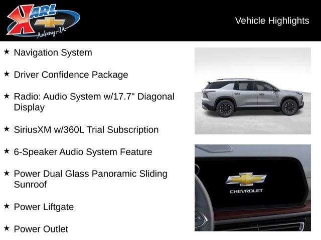 new 2025 Chevrolet Traverse car, priced at $51,295