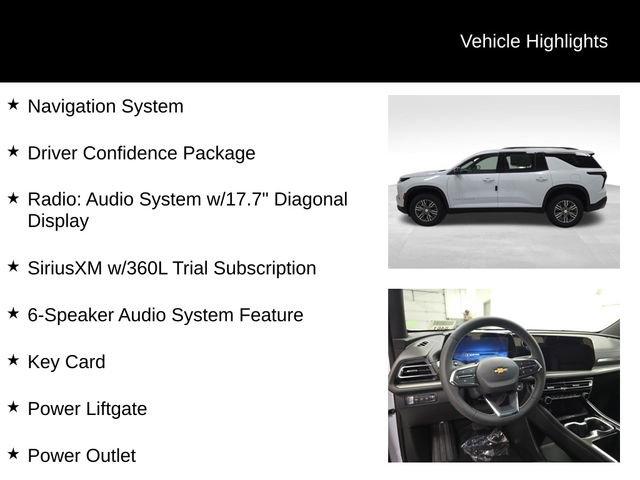 new 2026 Chevrolet Traverse car, priced at $47,915