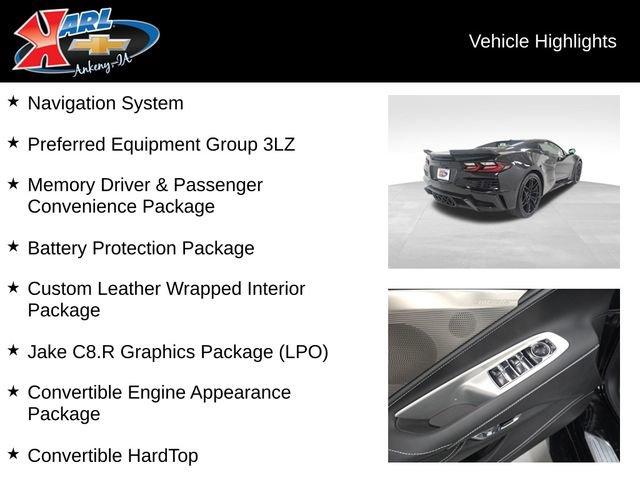 new 2026 Chevrolet Corvette car, priced at $149,600